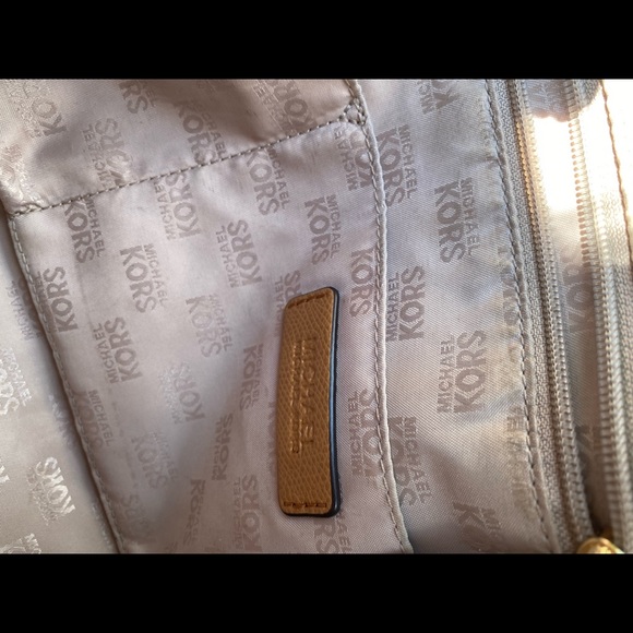 Michael Kors Camel Leather Satchel - Picture 13 of 14